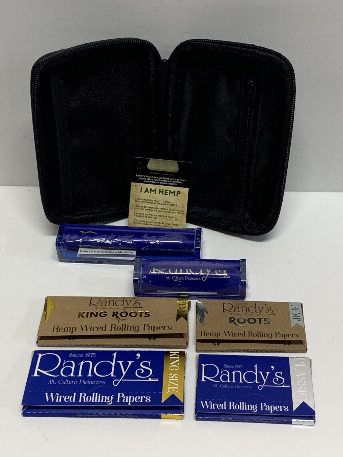 RANDY'S™ Hemp Shield Case, 79mm & 110mm Roller, 2pks King Size 2pks 1 1/4 Papers