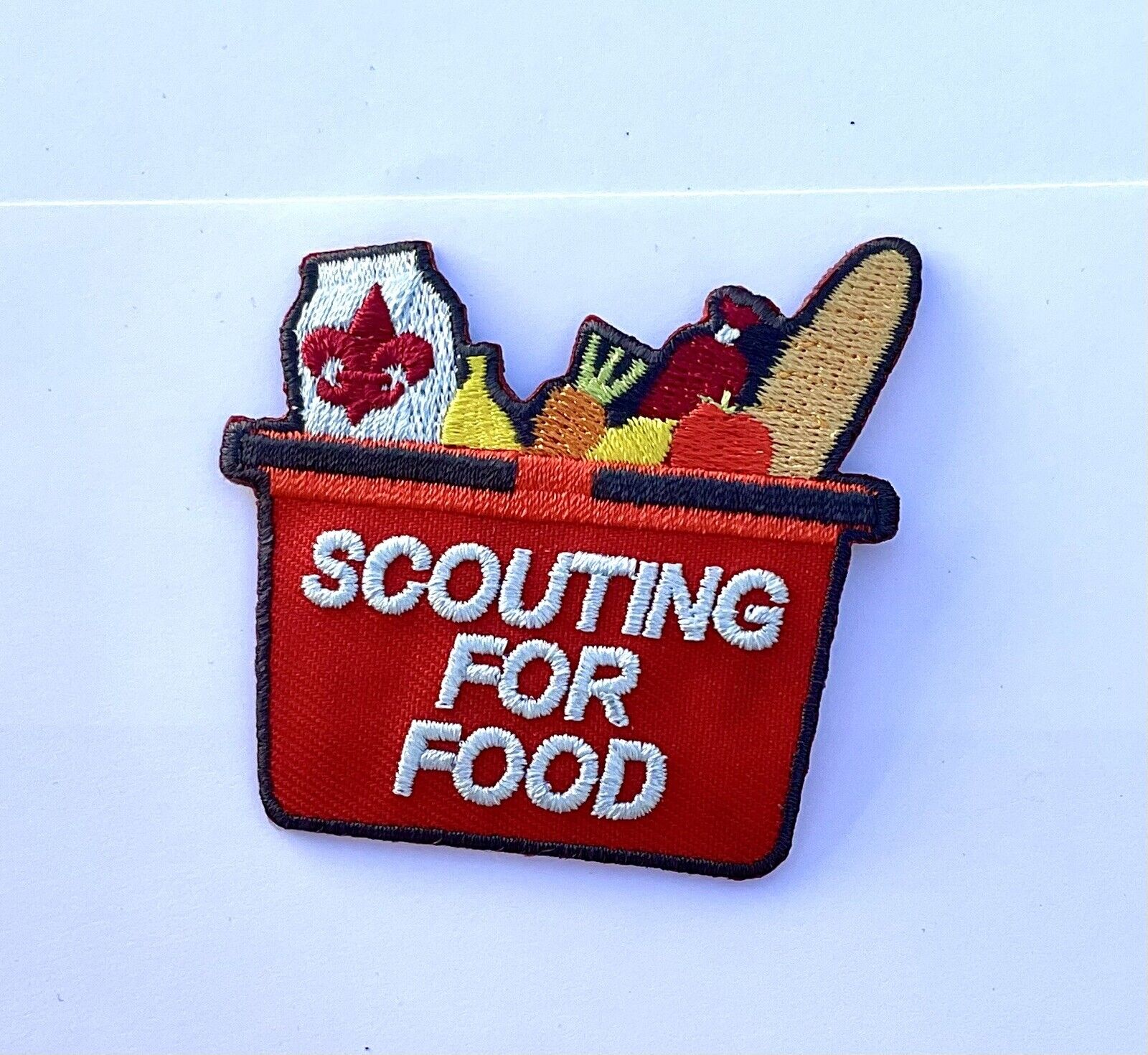 Scouting for Food Boy Scouts of America Embroidered Patch