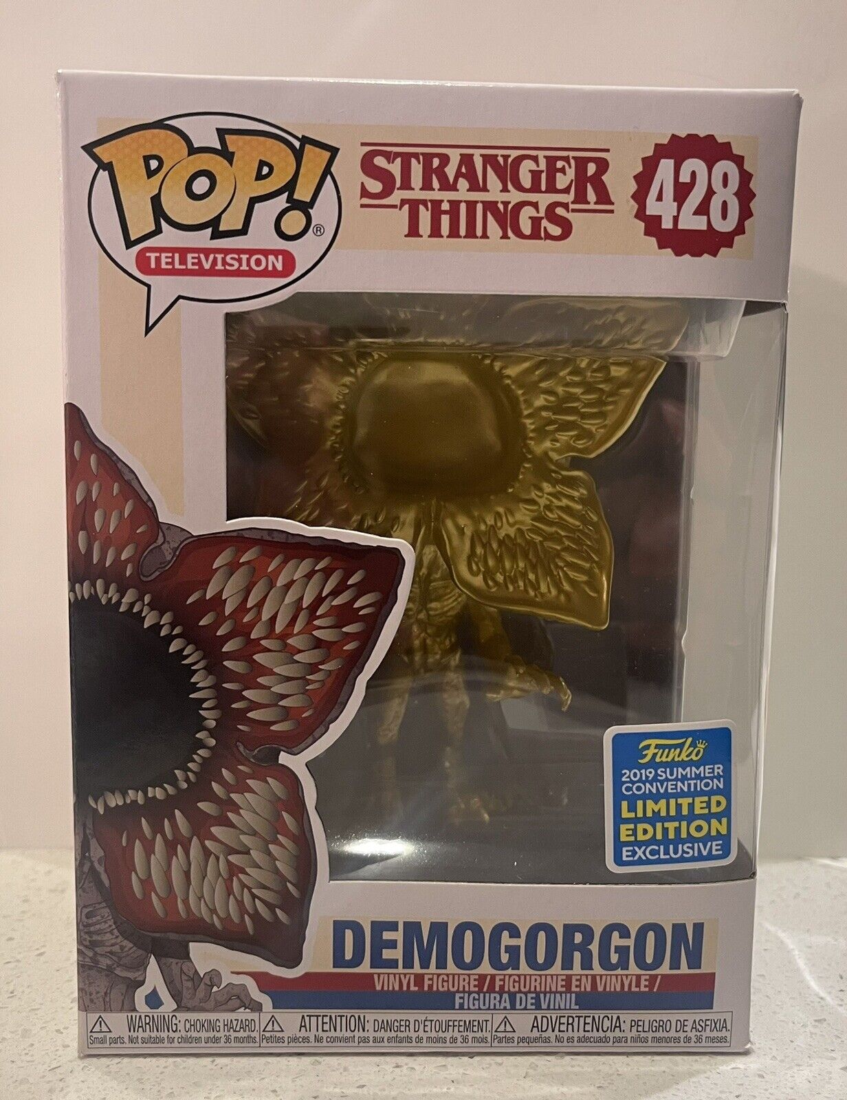 Funko Pop Vinyl: Stranger Things - Demogorgon (Gold) - 2019 SC Limited Edition