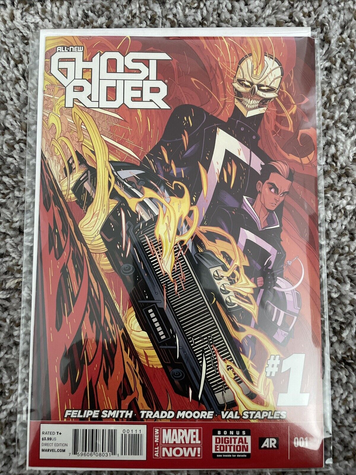 All-New Ghost Rider #1 - 1st app of Ghost Rider/Robbie Reyes - Key - 2014 - NM