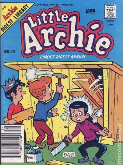 Little Archie Comics Digest Annual #14 VG/FN 5.0 1984 Stock Image Low Grade