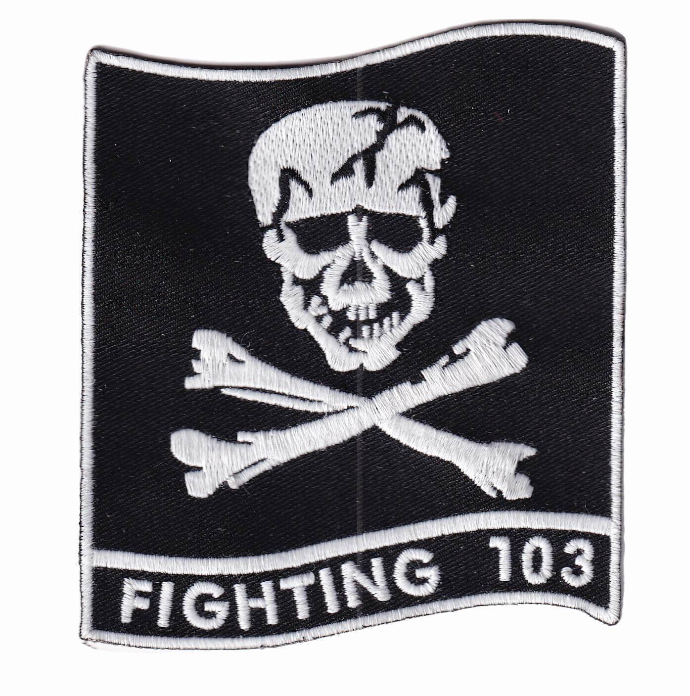 VFA-103 Jolly Rogers Squadron Glow in Dark Patch – Hook and Loop