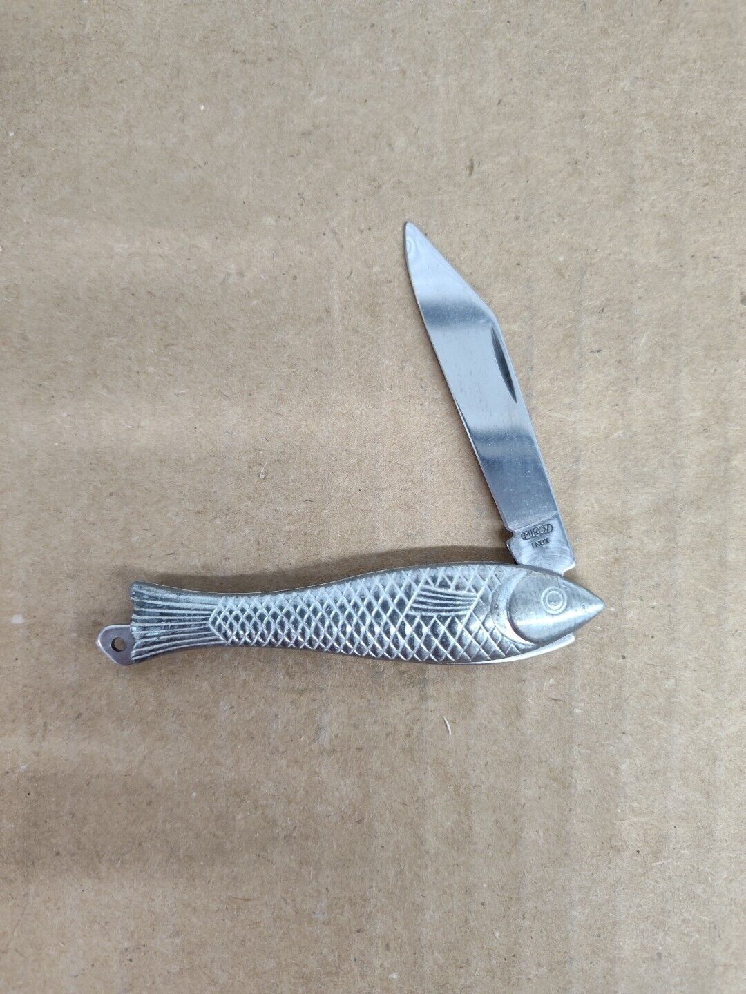 Mikov Inox Folding Knife with Fish Shaped Handle