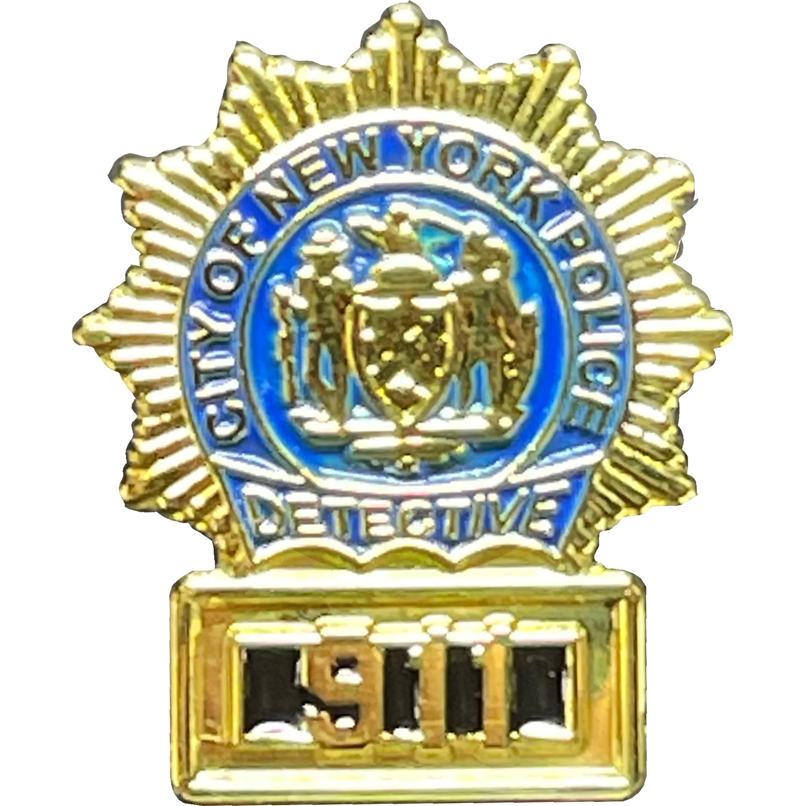New York City Police Detective 911 Pin BL15-010 ZQ-54A
