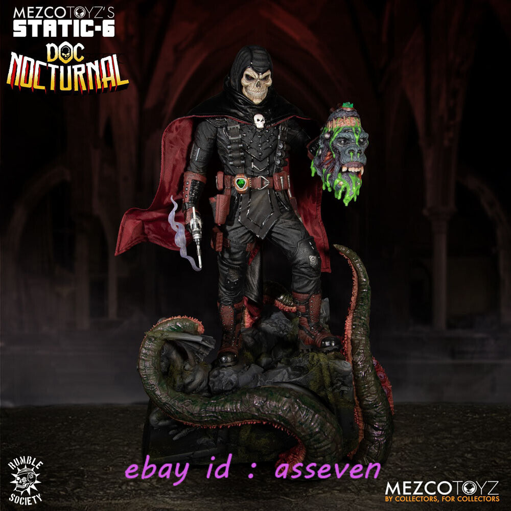 Mezco 1/6 STATIC-6 Doc Nocturnal Morbius Statue Figure Model In Stock