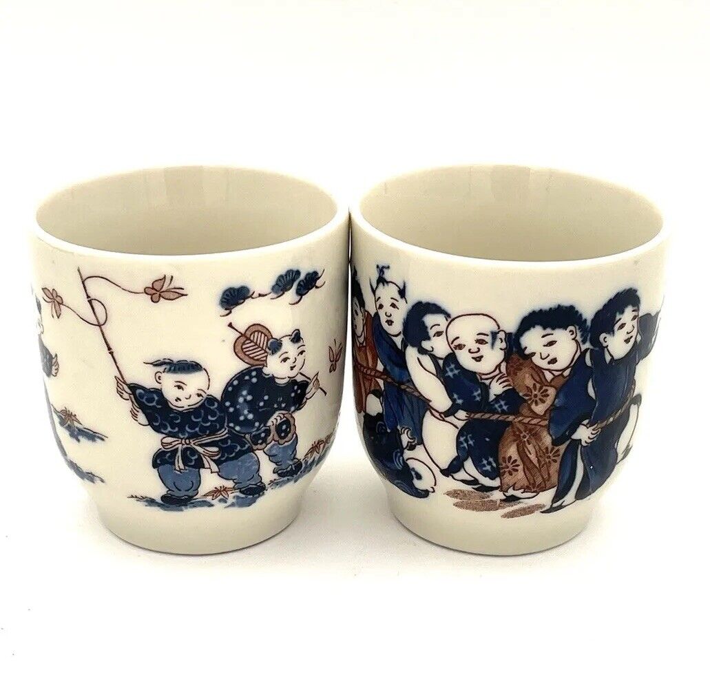 Vintage Price Imports Sake Tea Cups Oriental Japanese Made In Japan Asian VTG