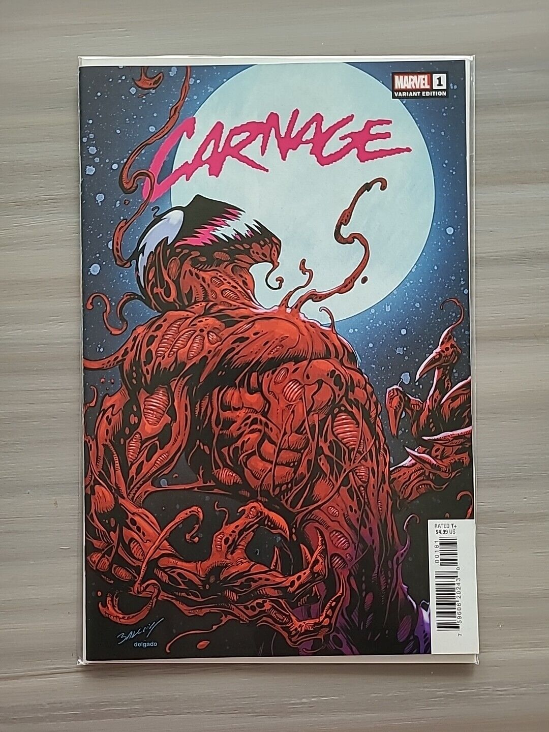 Carnage #1  -  Delgado Variant Edition  -  Marvel Comics 2023