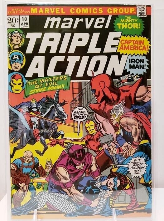 20734: Marvel Comics MARVEL TRIPLE ACTION #10 Fine Plus Grade
