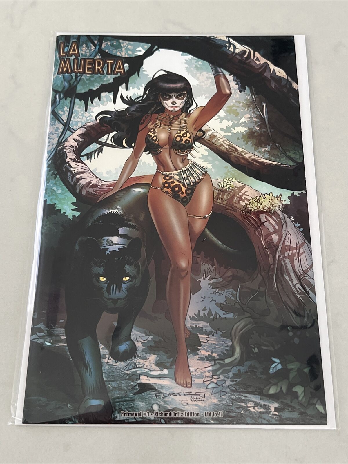La Muerta Comic Primeval #1 Richard Ortiz Edition Kickstarter Limited to 40
