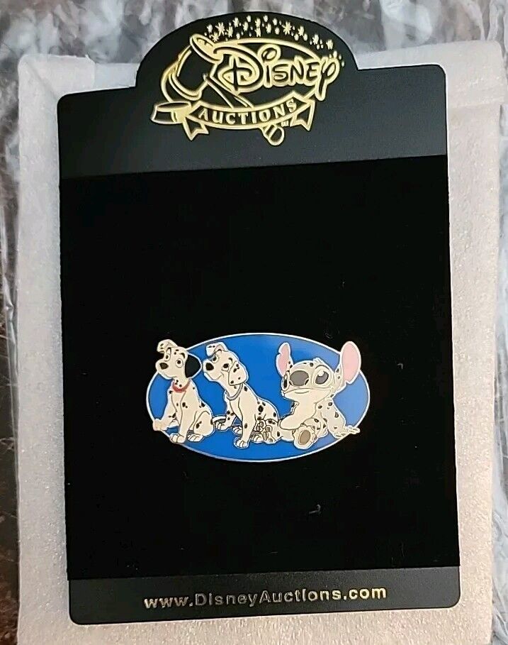 Disney Auctions P.I.N.S. Stitch As Dalmatian 101 Dog Pin LE 1000 New 