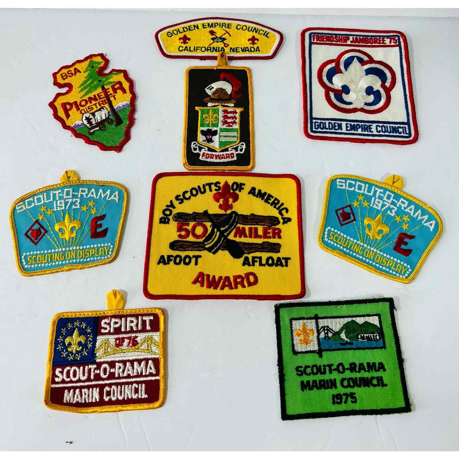 Vintage 1970-1980s BOY SCOUT Badges PATCHES scout o roma pioneer