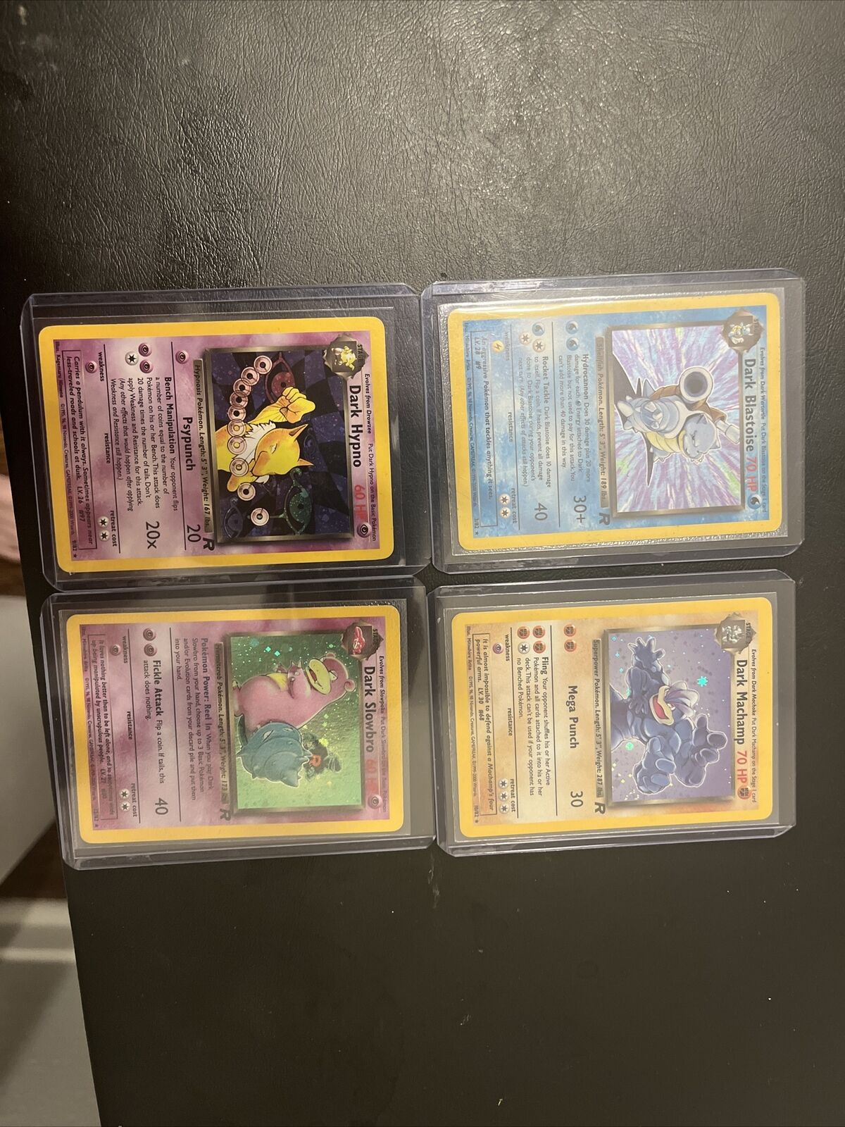 Pokemon Cards VINTAGE Team RocketHolo Rare Collection.
