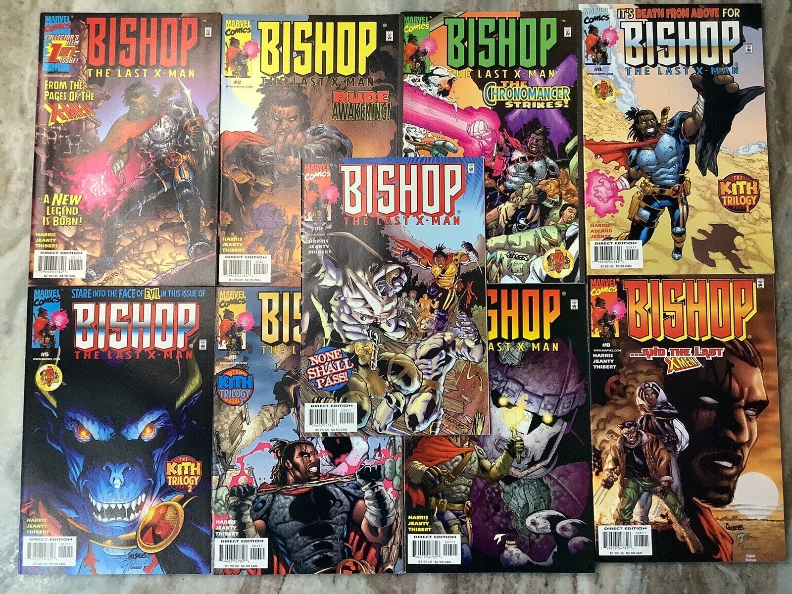 Bishop: The Last X-Man 1-9 Marvel 1999/2000 Comic Books