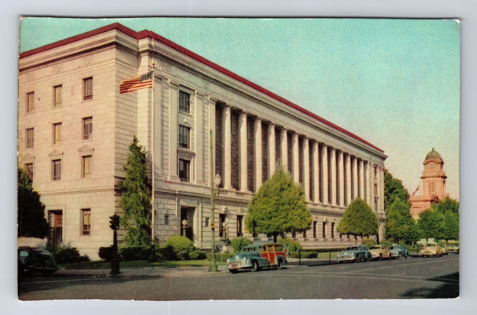Sacramento CA-California, Federal Building, Antique, Vintage Postcard