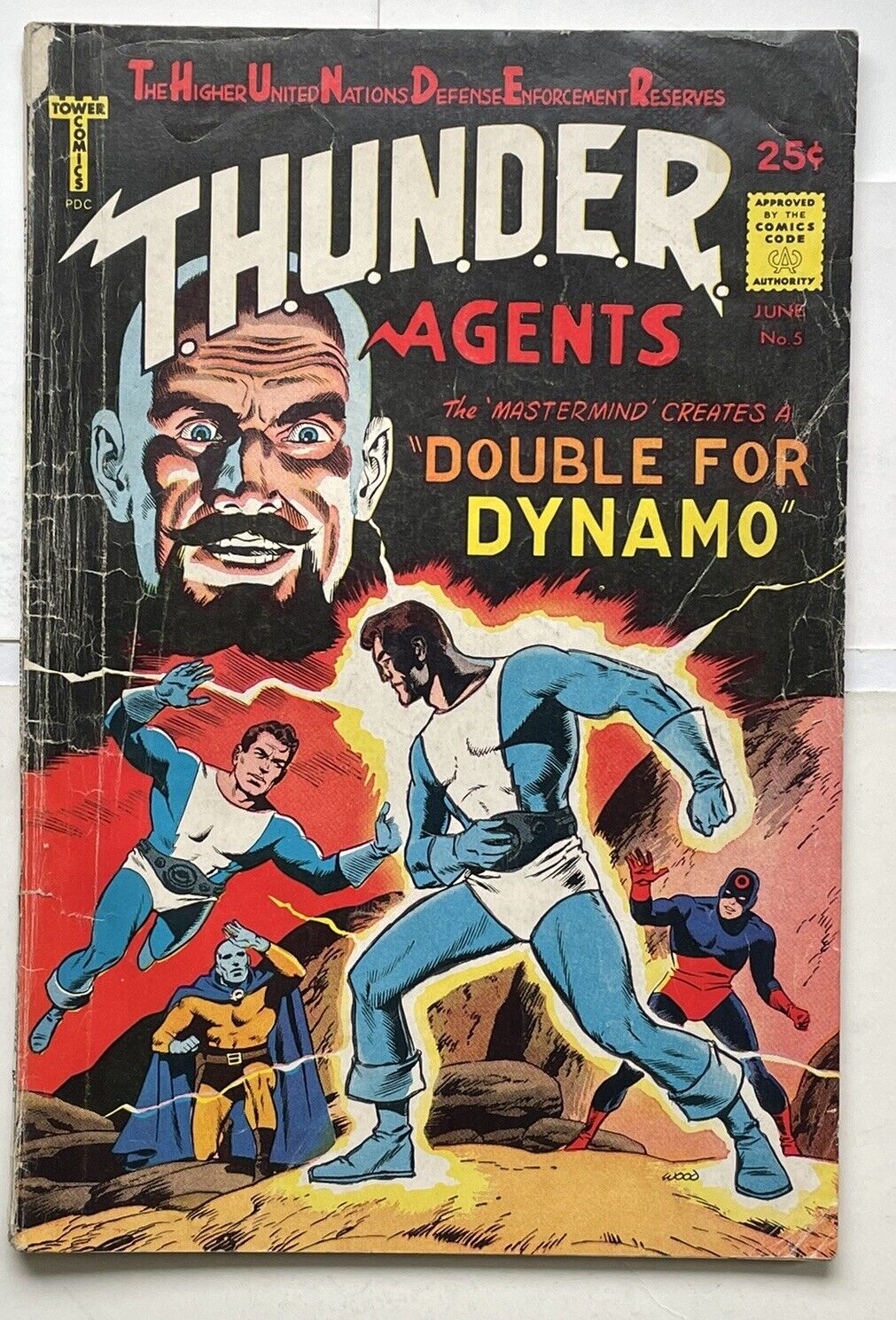 THUNDER AGENTS  (1966 Series)  (TOWER COMICS) #5 