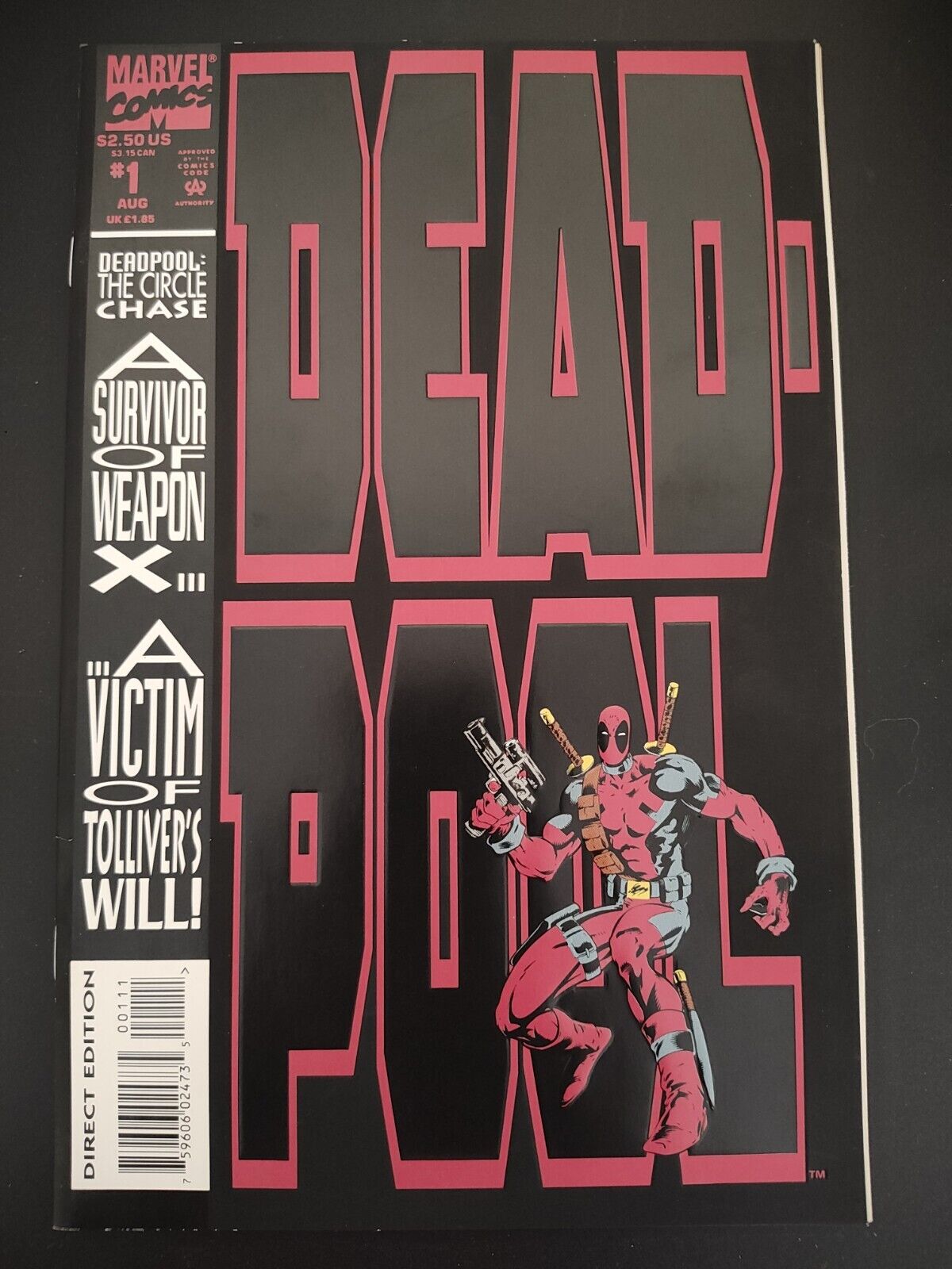 Deadpool #1 1993 Key: 1st Solo Series HIGH GRADE