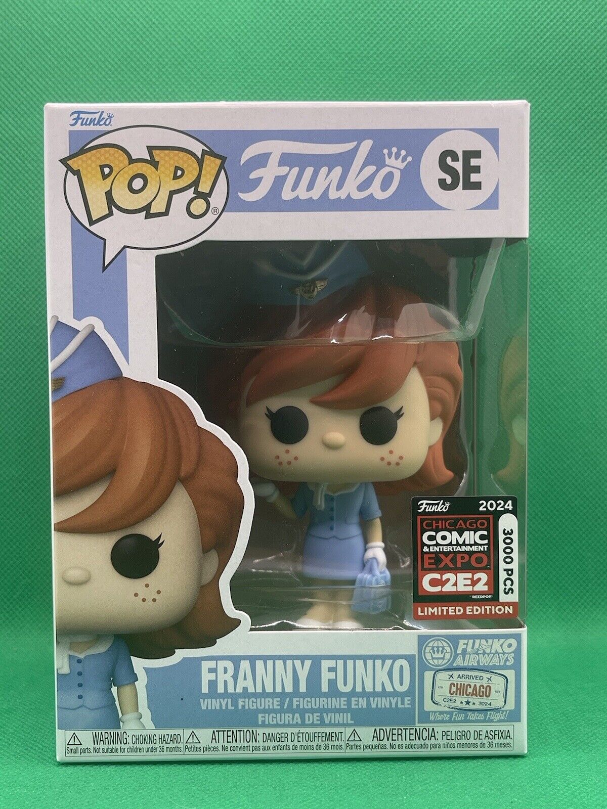 Funko Pop Franny Funko-C2E2-Convention Exclusive-Official Con Sticker-3k Pieces