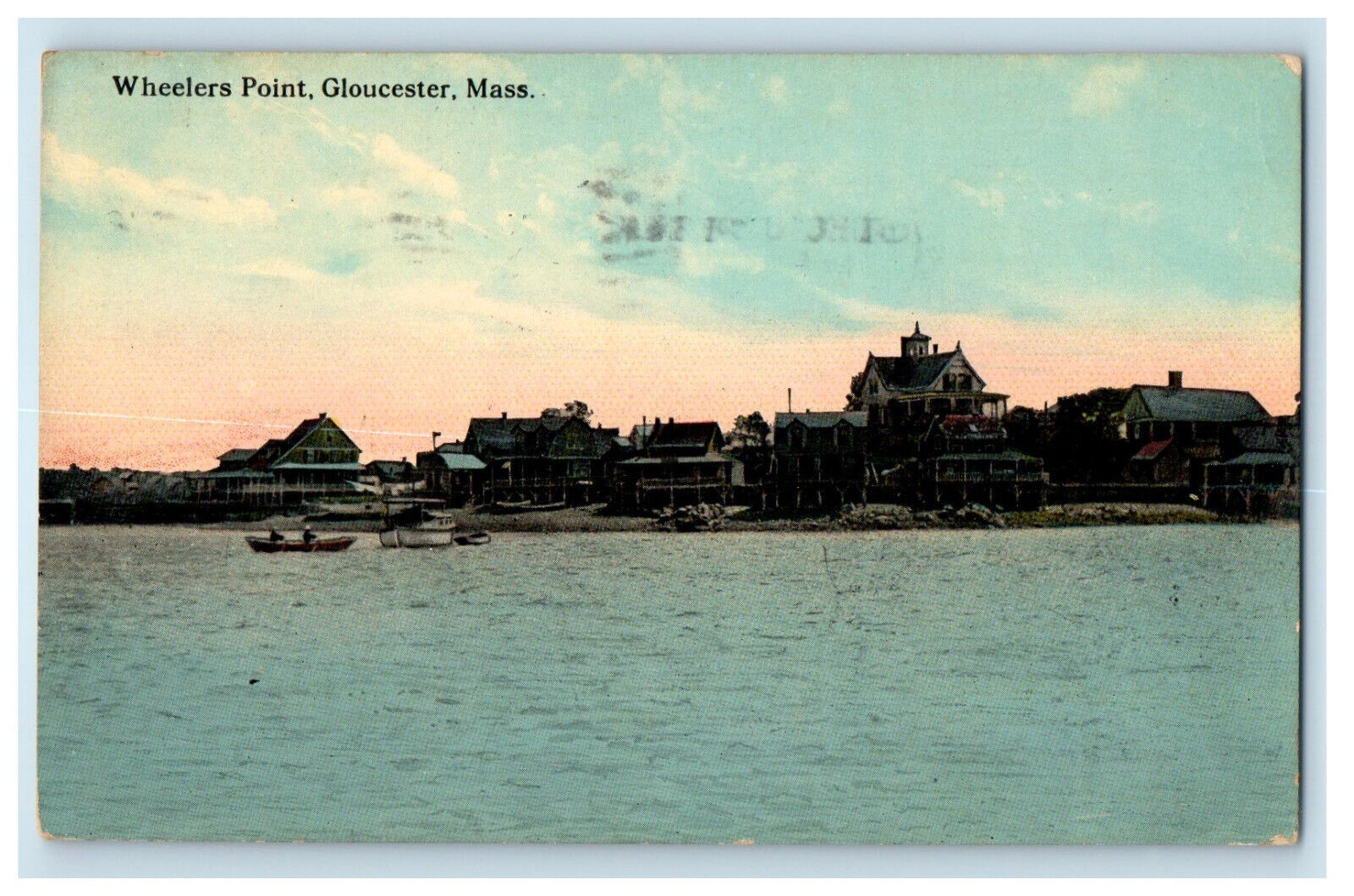 1912 Wheelers Point Gloucester Massachusetts MA Posted Antique Postcard