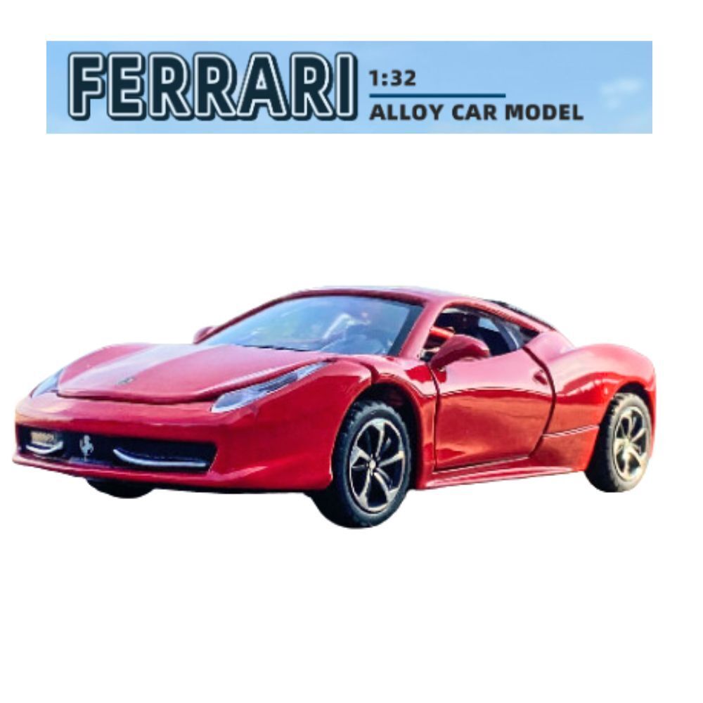 Metal car Ferrari 458 ITALIA Model scale 1/32