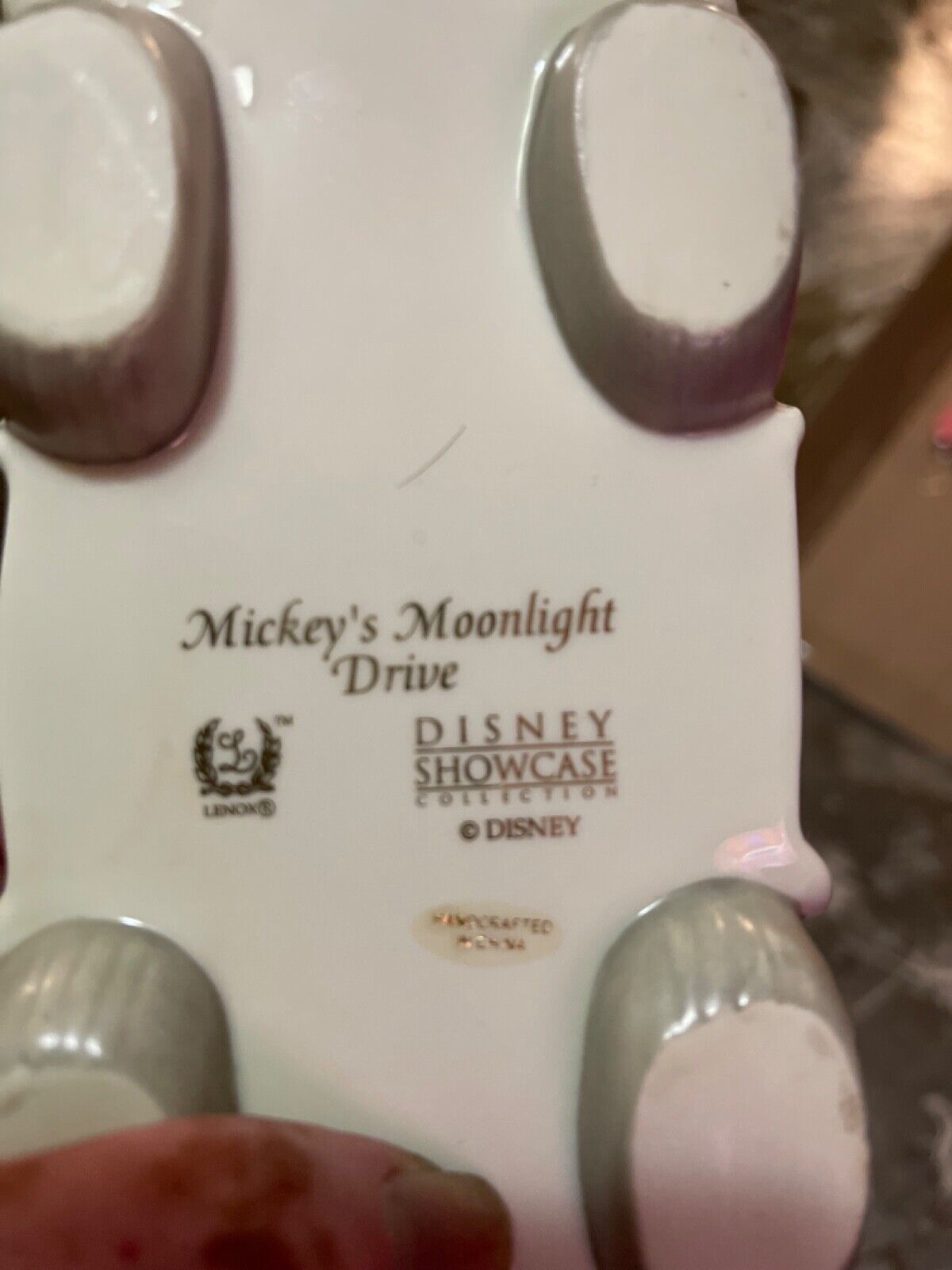 Lenox Classics Walt Disney Showcase Collection Mickey's Moonlight Drive