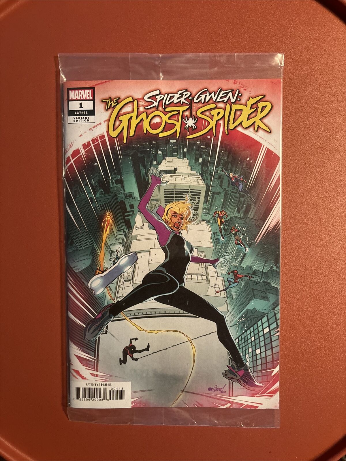(2024) SPIDER GWEN THE GHOST SPIDER #1 ONE PER STORE VARIANT COVER POLYBAGGED
