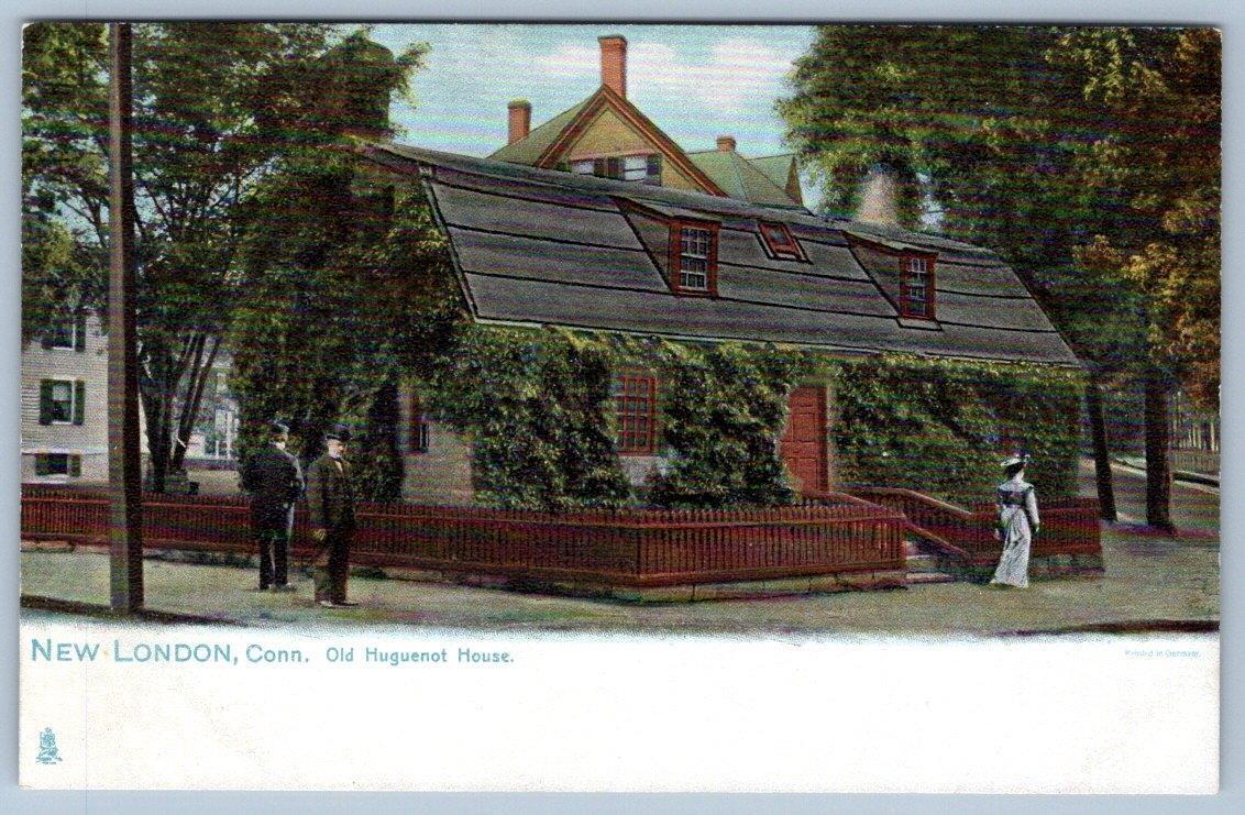 Pre-1907*OLD HUGUENOT HOUSE*TUCK'S*NEW LONDON CONNECTICUT*CT*UNUSED POSTCARD