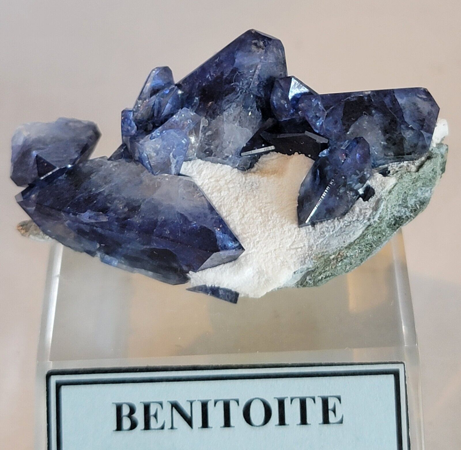 Benitoite, Neptunite, Joaquinite, Specimen, San Benito County, CA (B6)