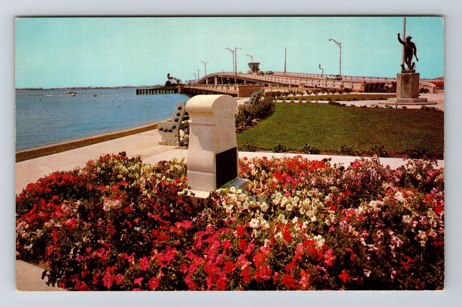 Clearwater FL-Florida, Memorial Park, Scenic View, Vintage Postcard