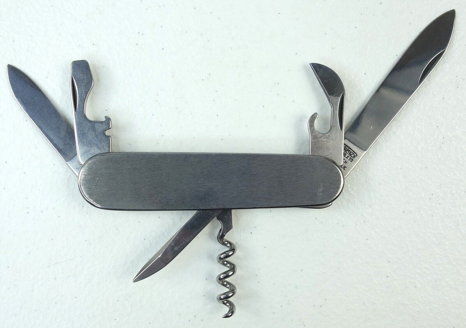 Mikov Czech Multi Tool Fold Pocket Knife 6 Function Vintage Stainless Brand New