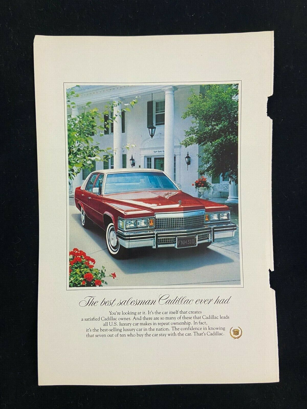 Cadillac Luxury Car Magazine Ad 7 x 10 