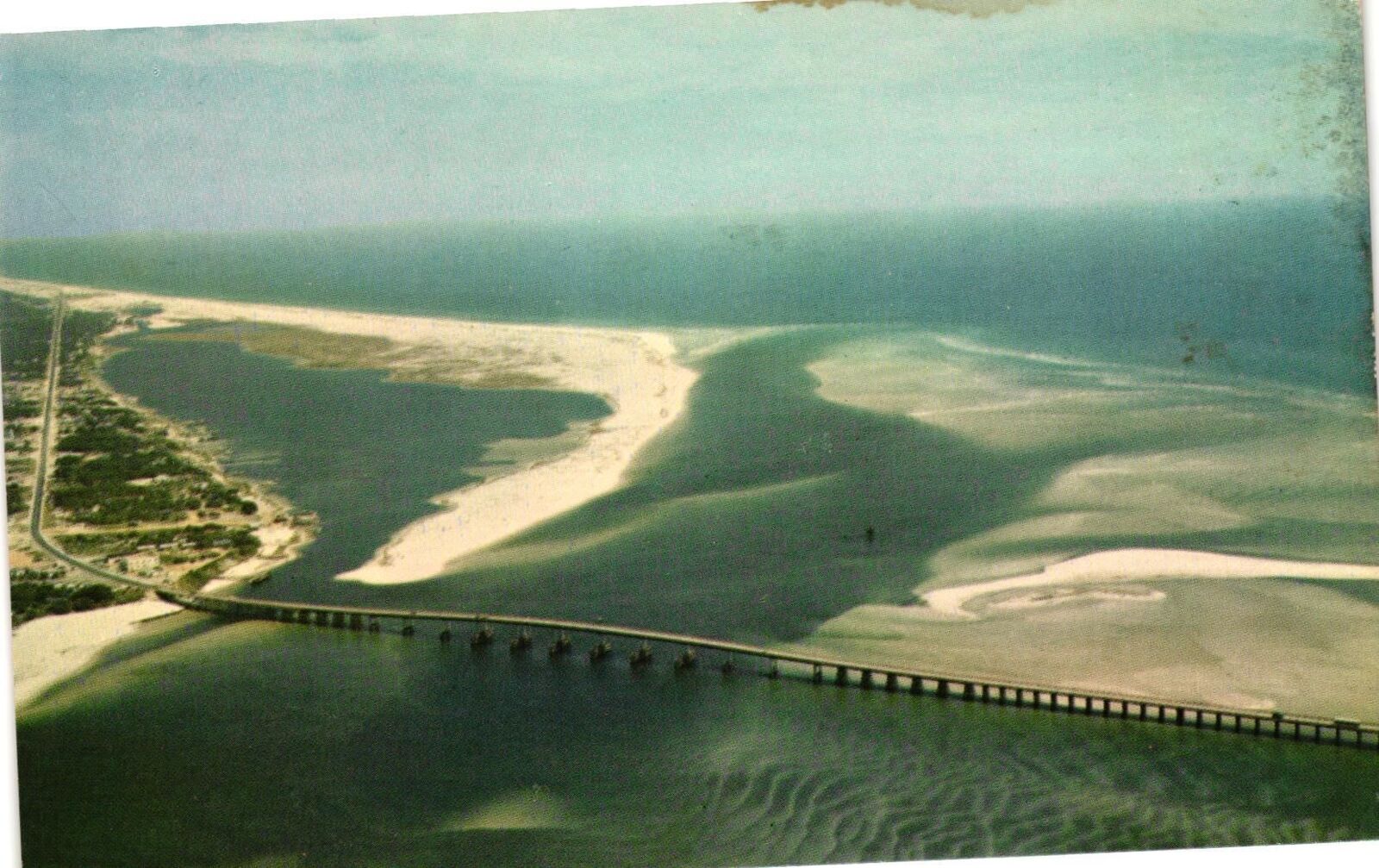 Vintage Postcard- Destin Bridge, FL 1960s