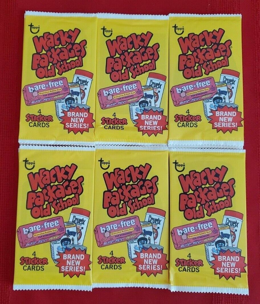 2014 TOPPS WACKY PACKAGES OLD SCHOOL SERIES 5 - 24 UNOPENED PACKS  (NO BOX)