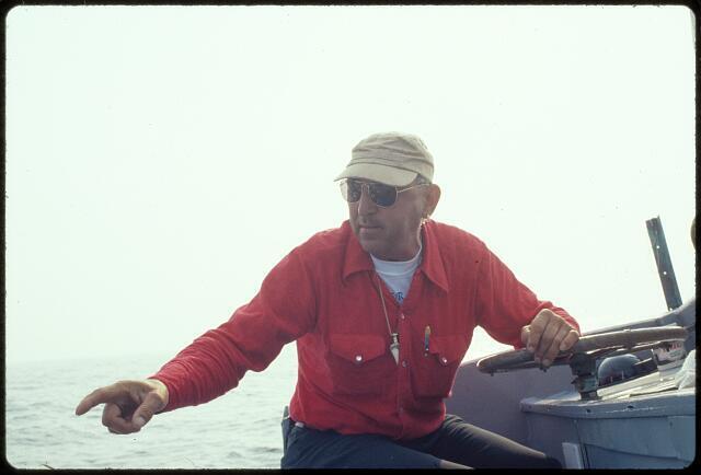 Photo:Frank Mundus, shark hunting, Montauk Point, [[Long Island]] 1