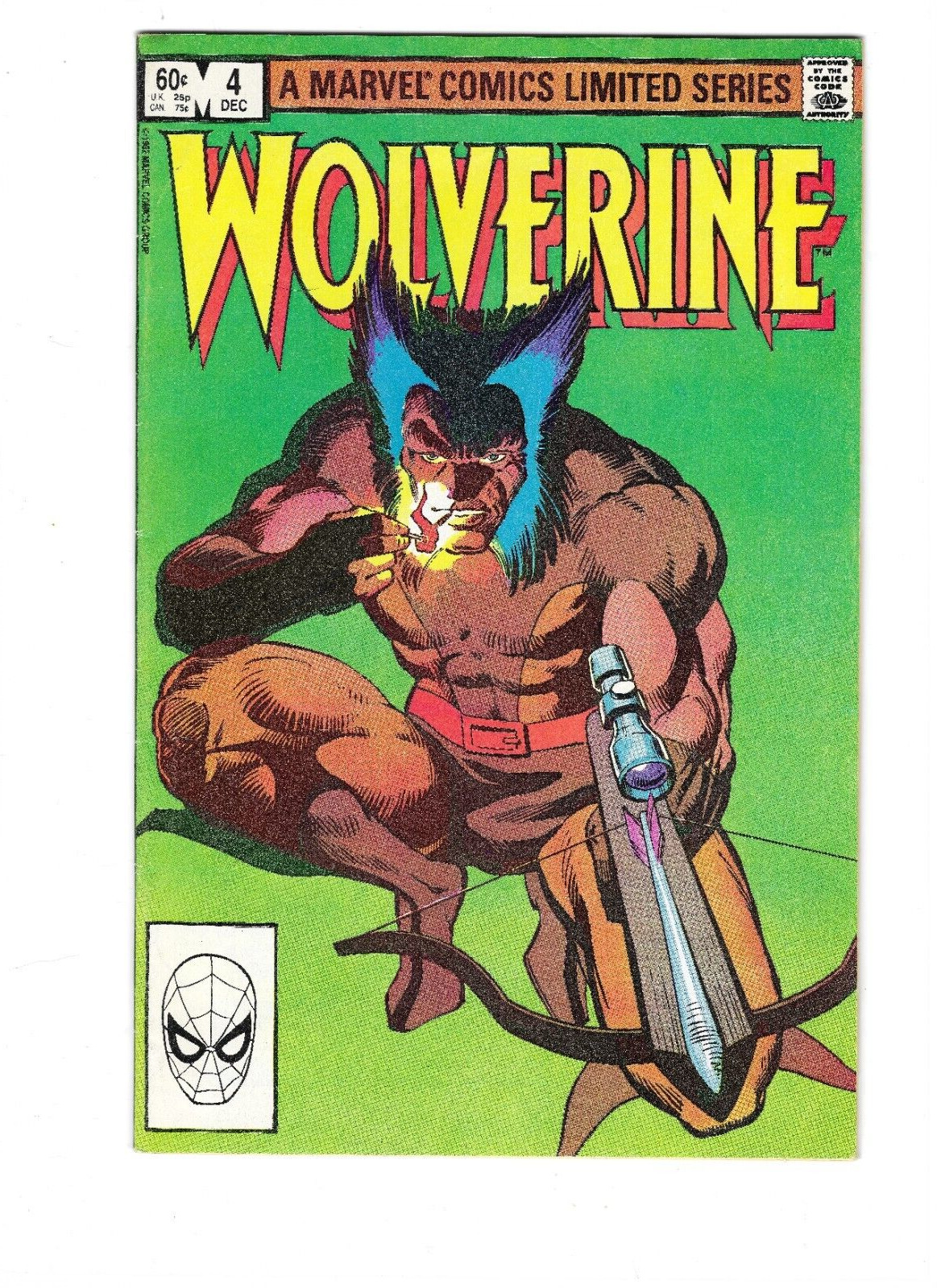 Wolverine #4 1982 Limited Series  Frank Miller