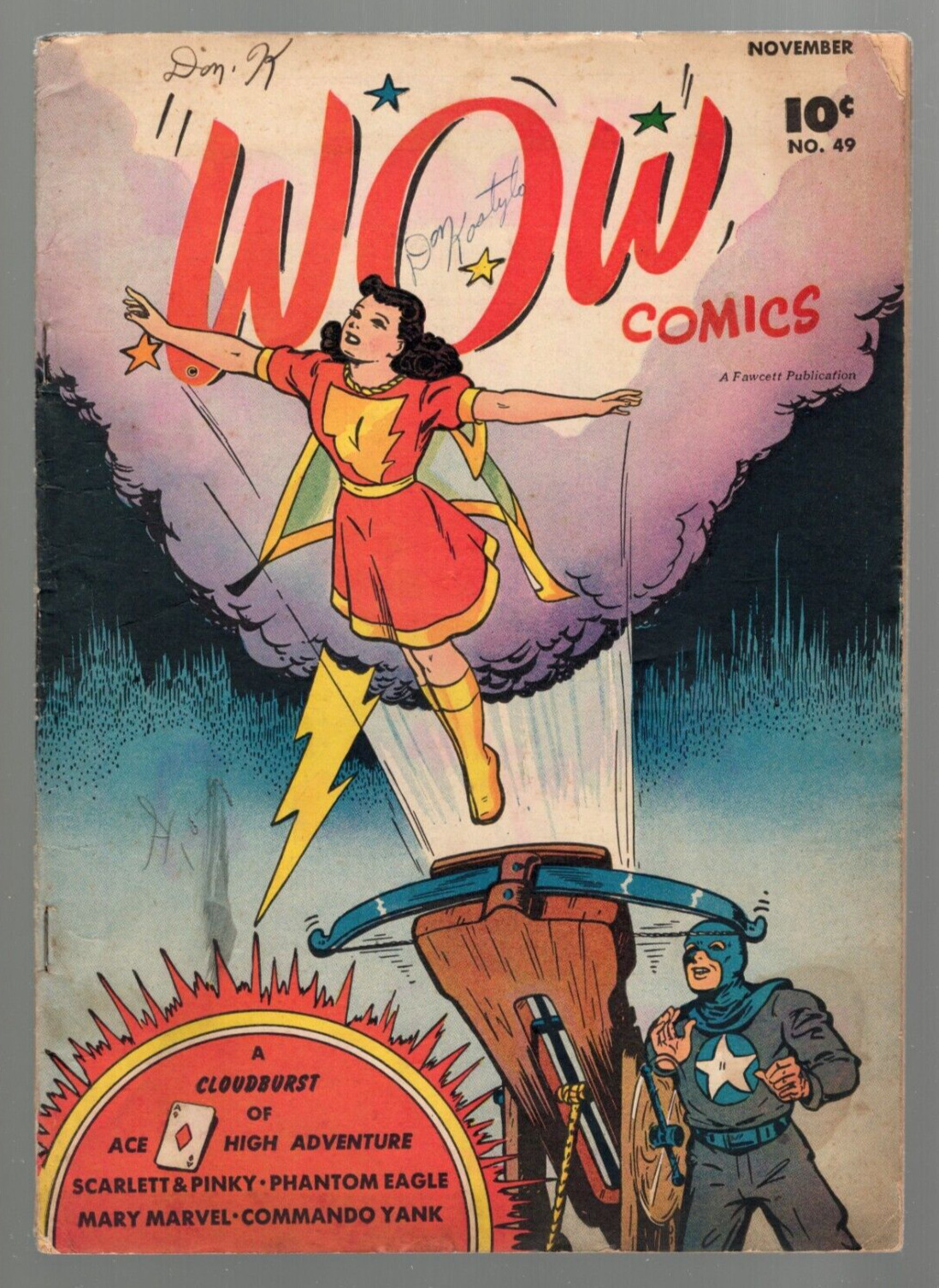Wow Comics #49 Fawcett 1946 VG+ 4.5