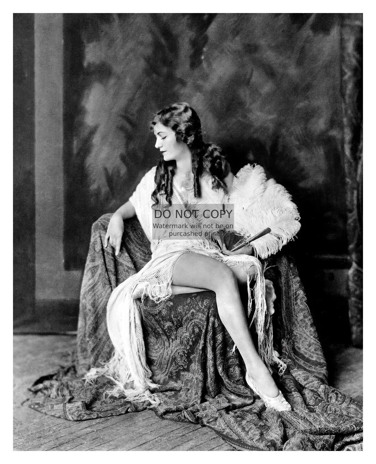 SEXY ZIEGFELD GIRL MODEL UNIDENTIFIED 1923 8X10 PHOTO