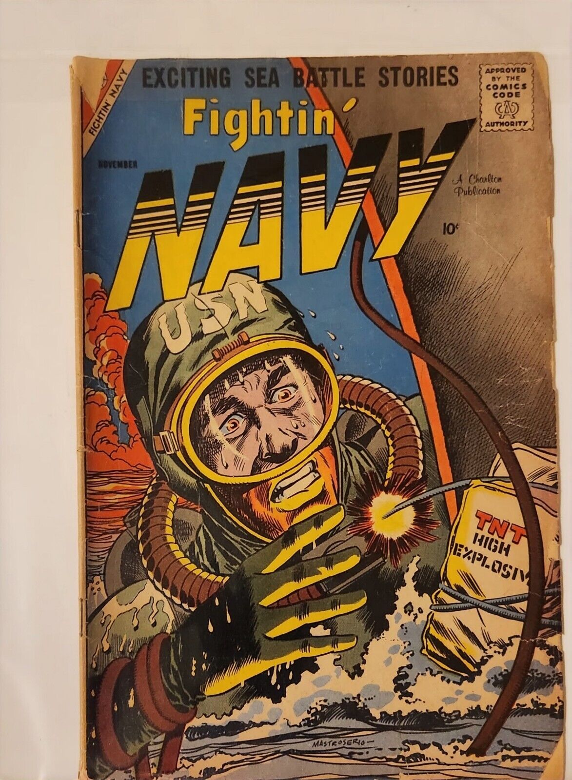 1958 Fightin Navy Vol 12 #84 Silver Age OUTRAGEOUSLY RARE - *See Condition Note*