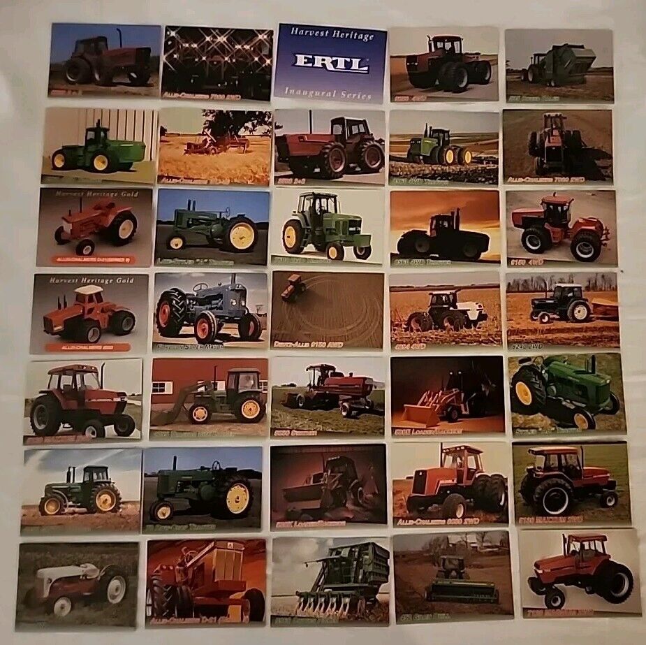 1994 ERTL VINTAGE TRACTOR TRADING CARDS (36) CARDS. EXCELLENT CONDITION  🔥🔥🔥