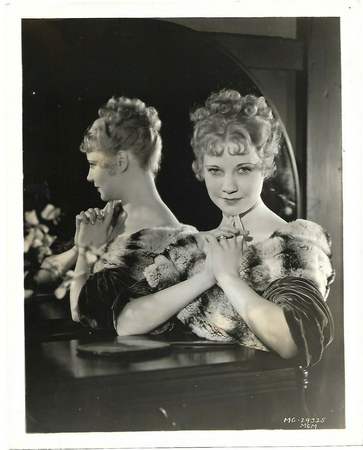 UNA MERKEL MGM SEXY LOVELY FASHION ART DECO Original 1930s PORTRAIT Photo 198