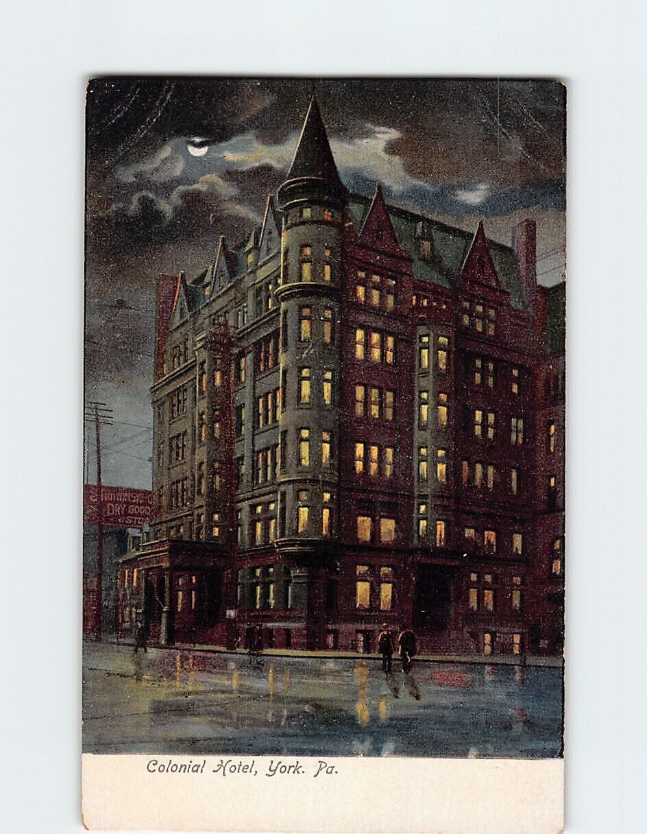 Postcard Colonial Hotel York Pennsylvania USA