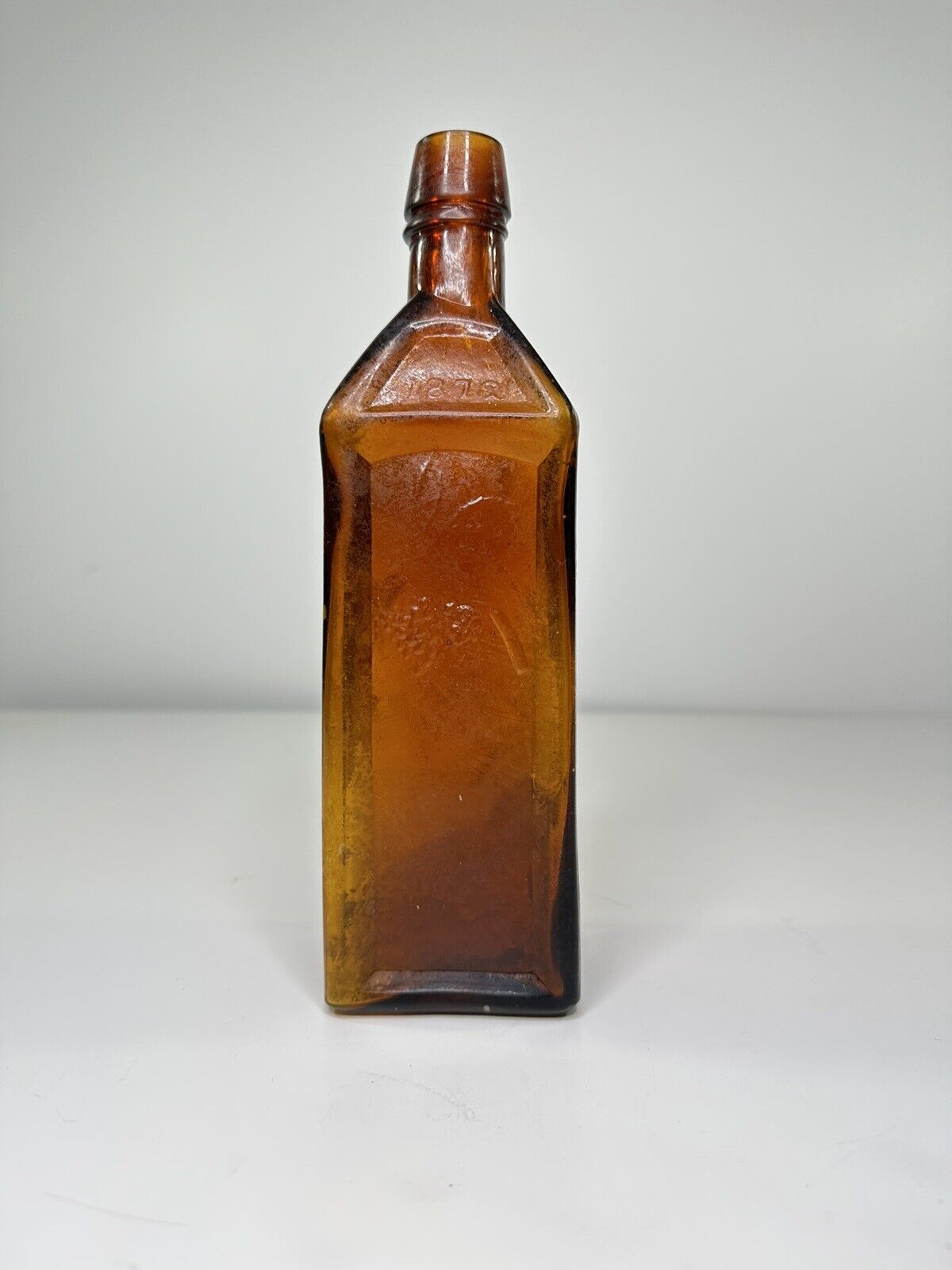 Doyles Hop Bitters 1872 Amber Bottle