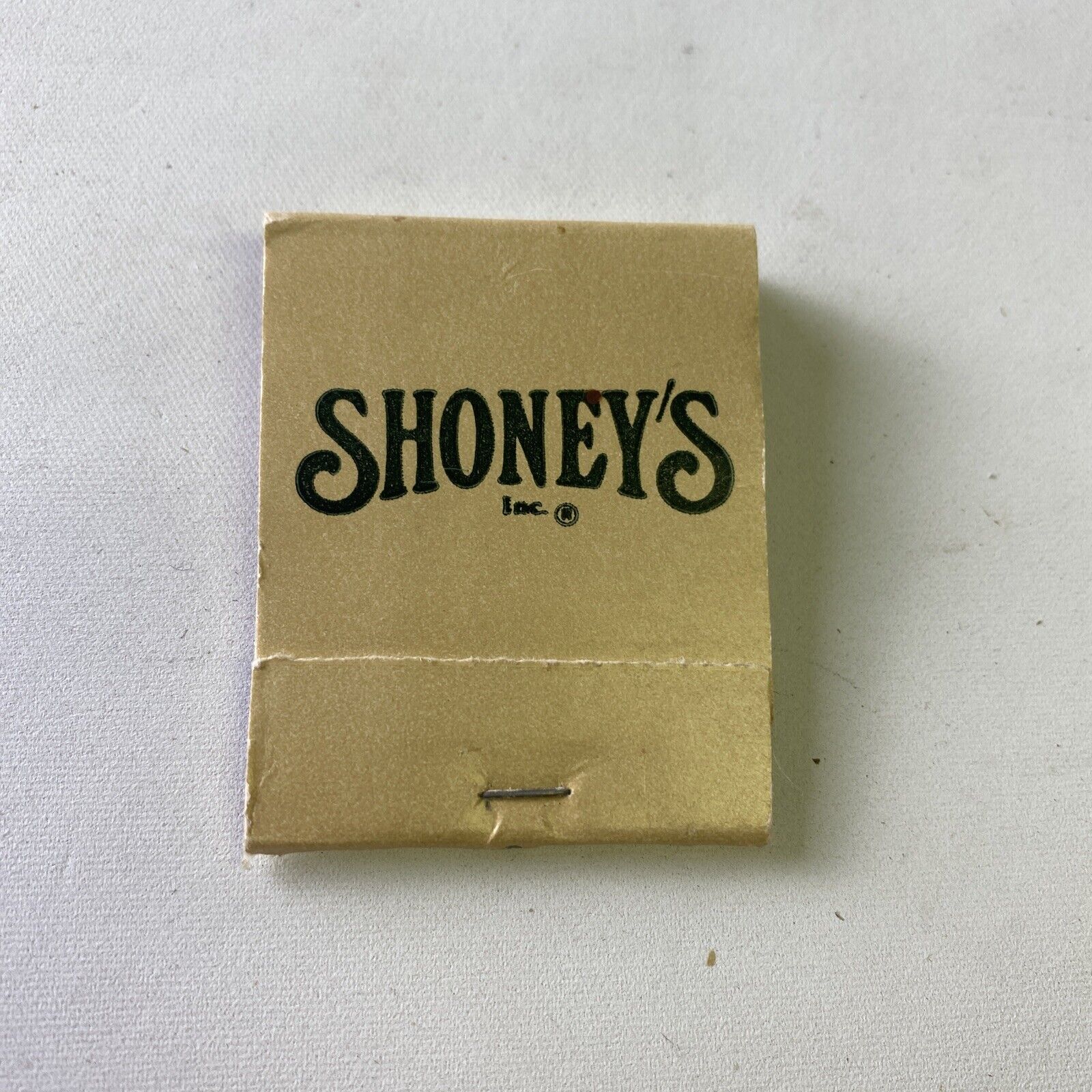 Vintage Shoney\'s Inn Matchbook Advertisement - Used