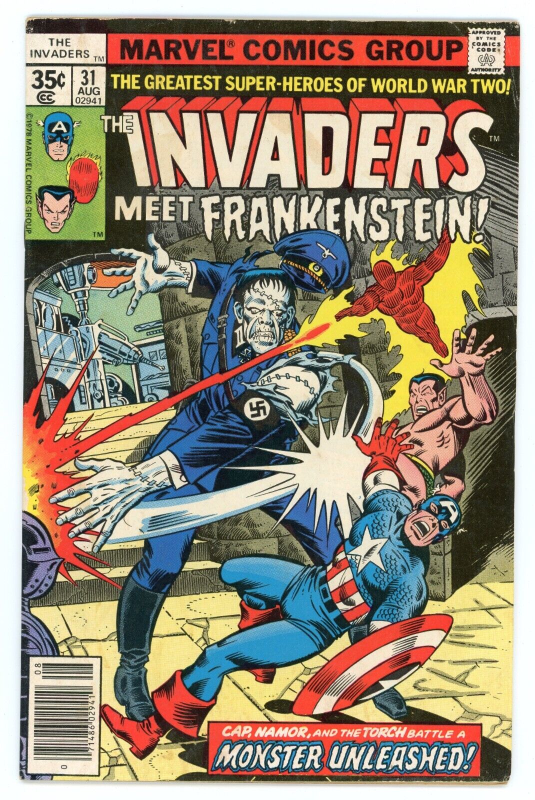 The Invaders #31 Marvel Comics 1978