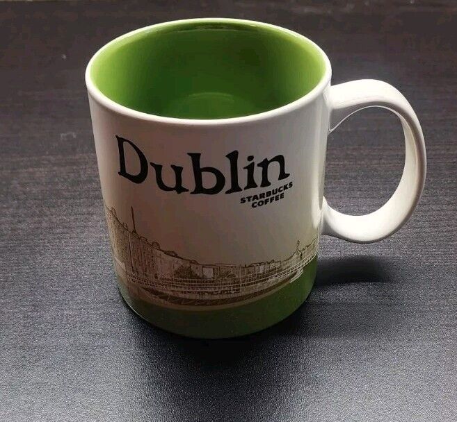 Starbucks Mug Dublin Ireland Ha\'Penny Liffey Bridge Eire Coffee Tea 16 Oz 2013