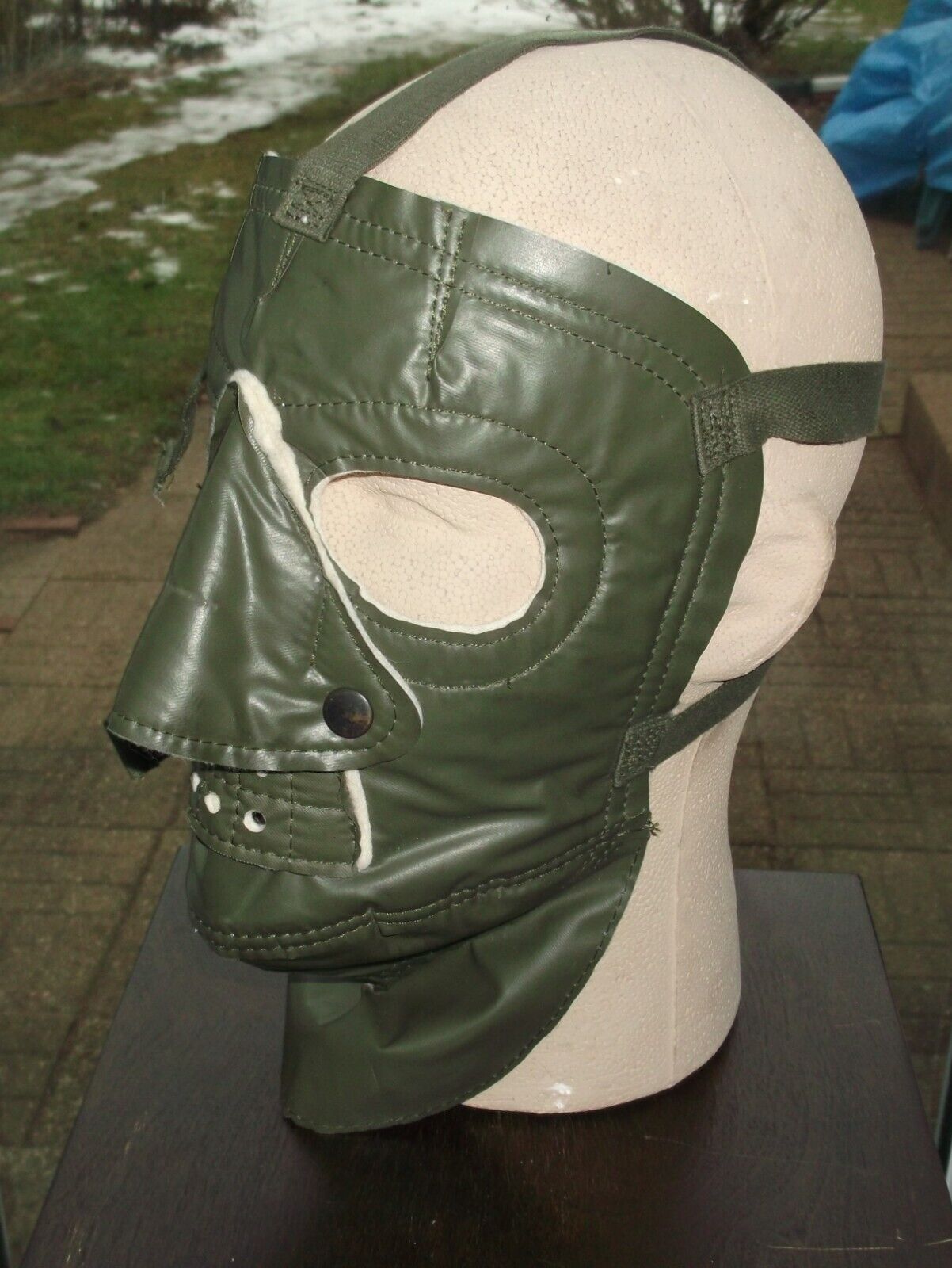 NOS Original Cold War Era U.S. Army Winter Extreme Cold Protective Face Mask.