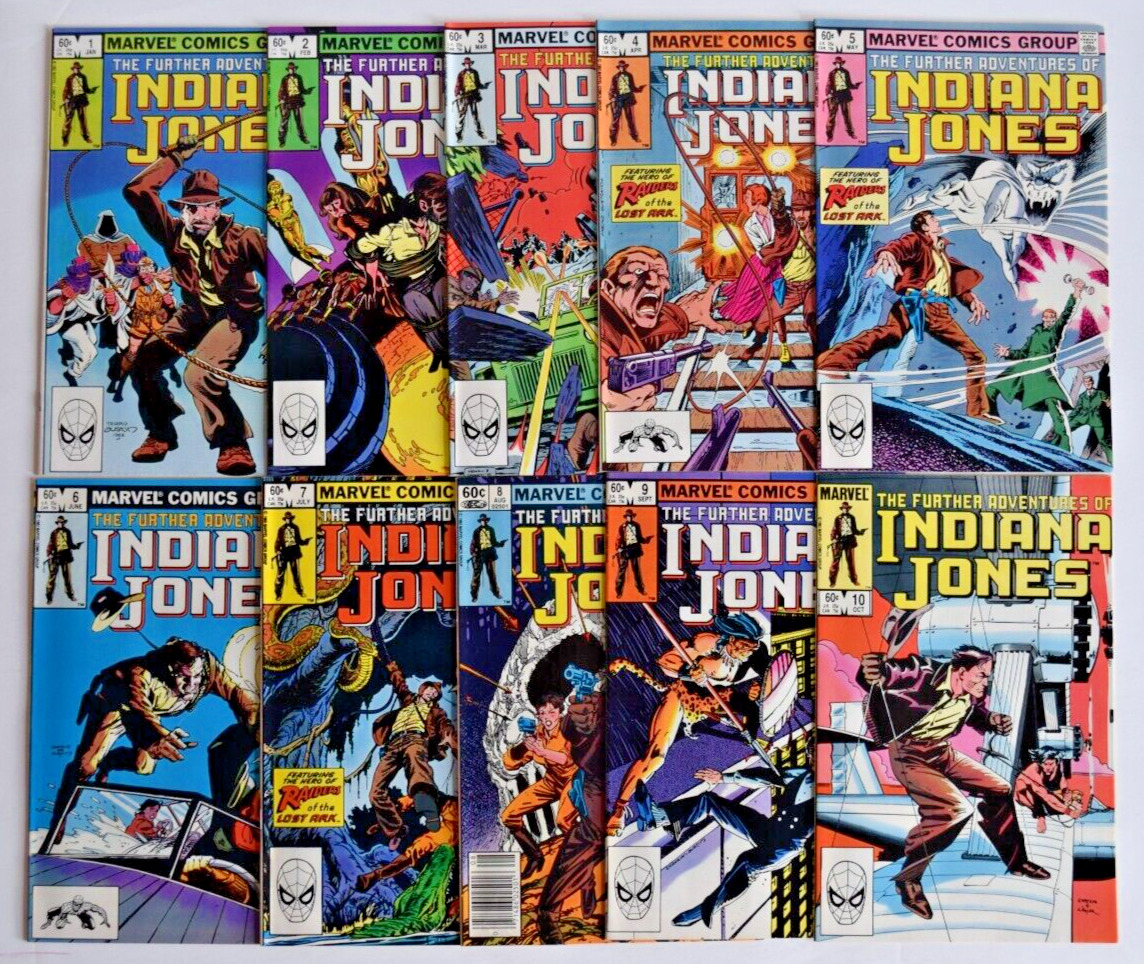 FURTHER ADVENTURES OF INDIANA JONES (1983) 31 ISSUE COMIC RUN #1-31 MARVEL