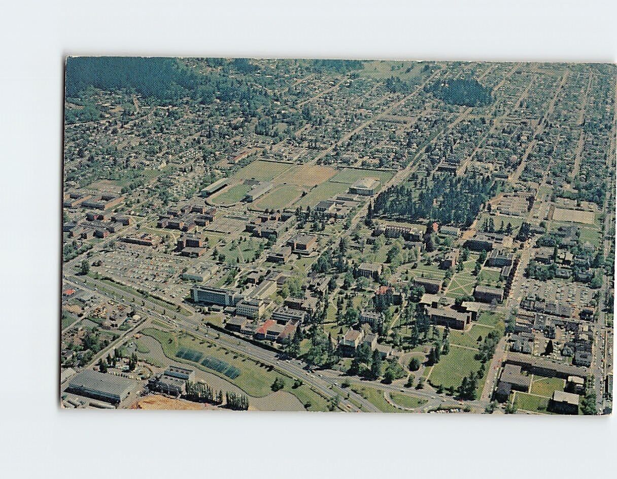 Postcard University of Oregon Eugene Oregon USA North America