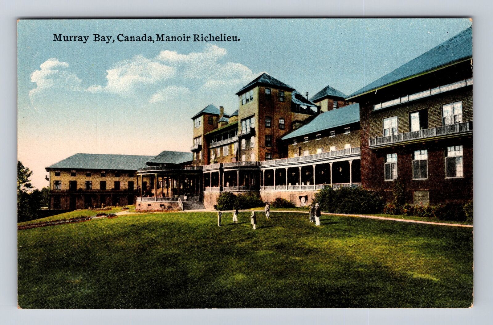 Murray Bay Quebec-Canada, Manoir Richelieu, Antique, Vintage Souvenir Postcard