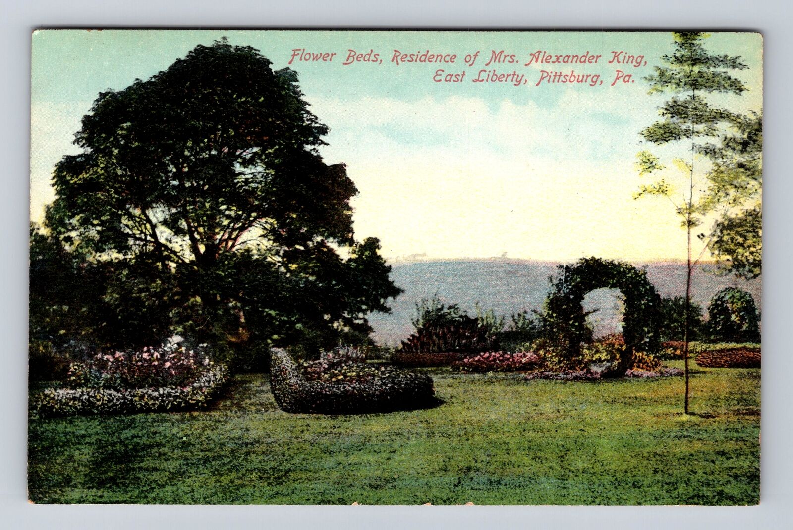 Pittsburg PA-Pennsylvania, Residence Of Alexander King, Vintage Postcard