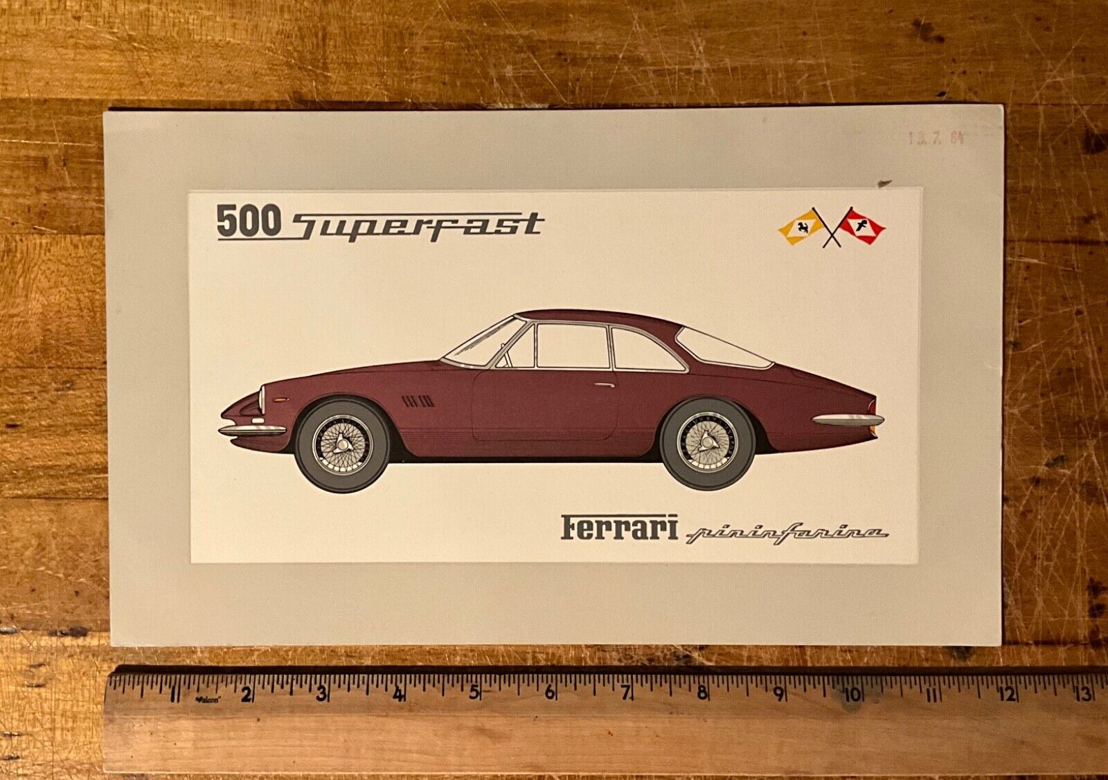Ferrari 500 Superfast | Sales Brochure | July 1964 | Factory Original